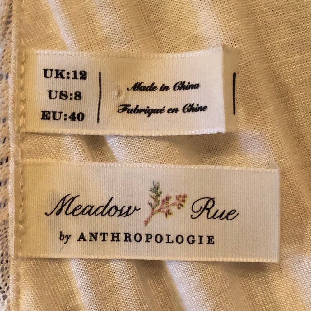 Cream Anthropologie Dress - Picture 6 of 6